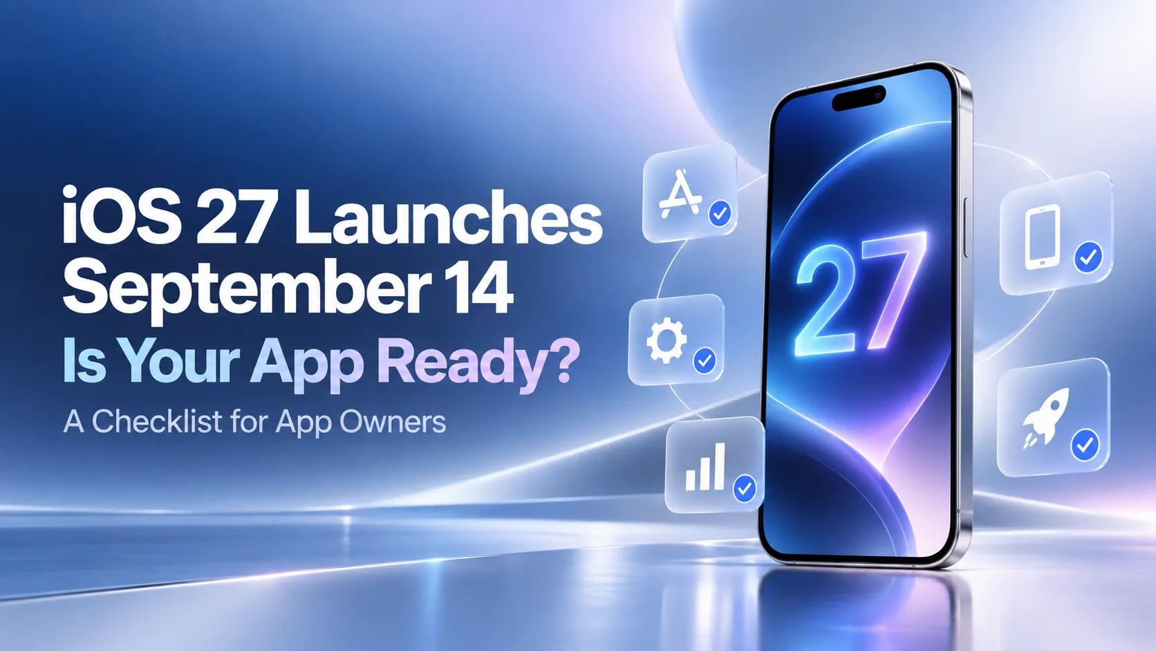 iOS 27 9월 14일에 출시됩니다: 앱 준비되셨나요? 앱 소유자를 위한 체크리스트