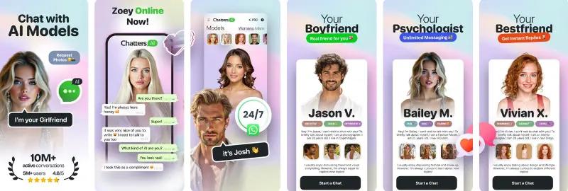 Chatters AI – AI Companion & Character Chat App